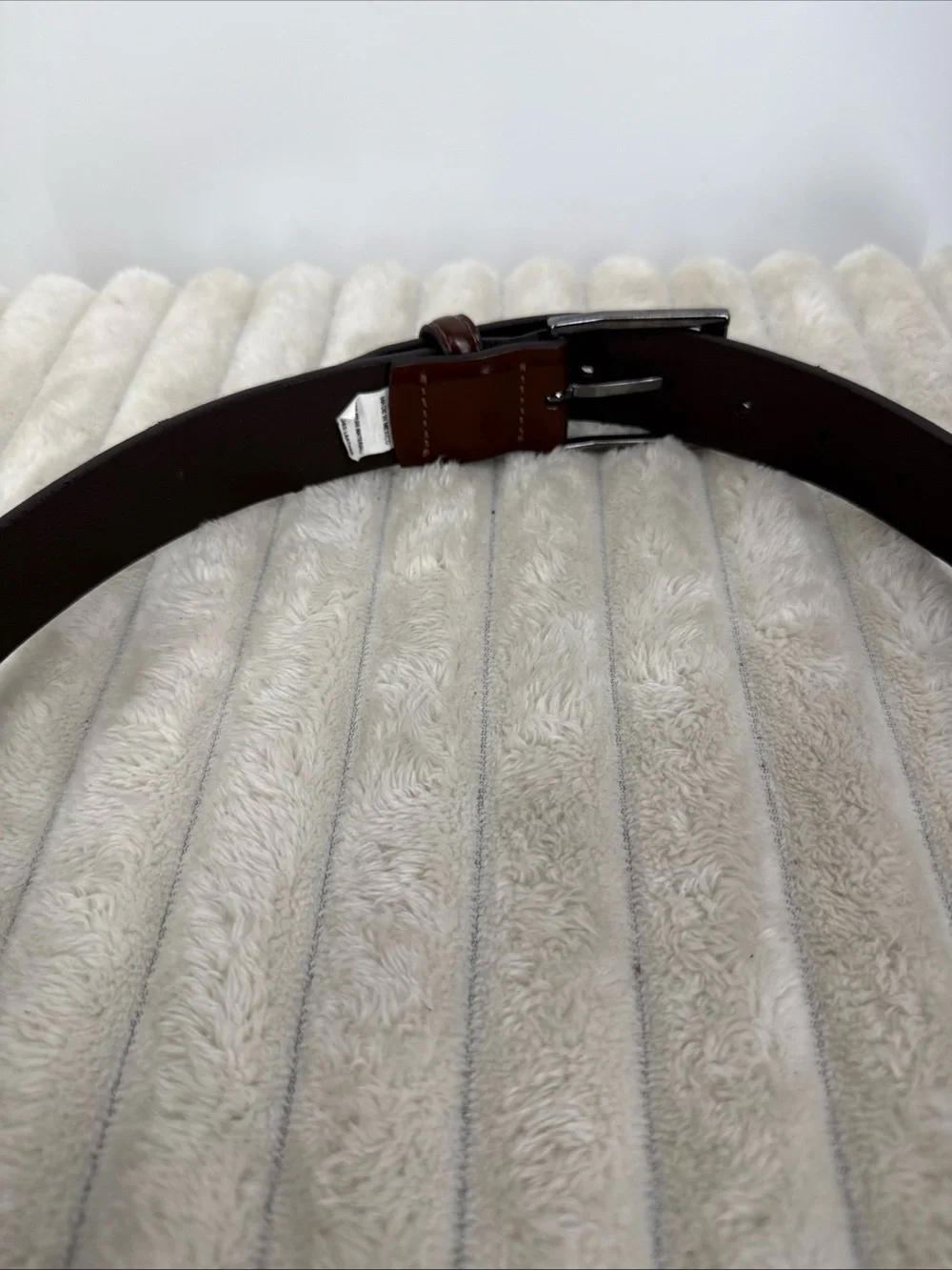 Florsheim Men's Smooth Genuine Leather Belt Brown, 36”